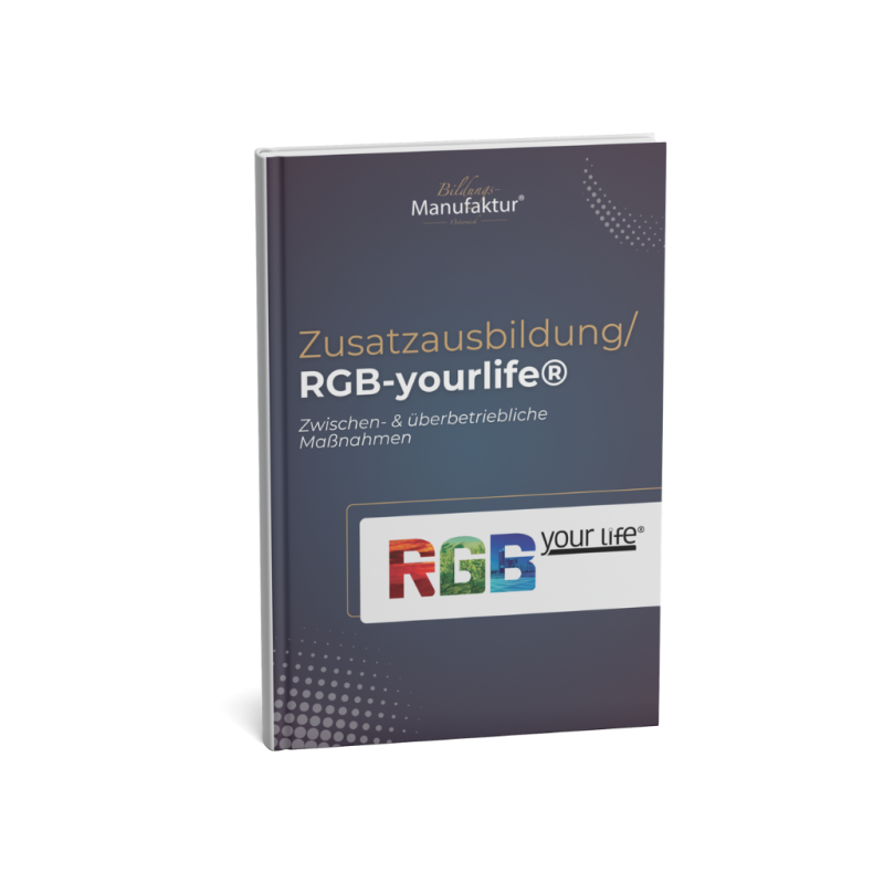 Kursheft RGB-yourlife (PDF): Persönlichkeitsentwicklung, Teamdynamik und Resilienz für Lehrlinge – BASIC, GROW, EXPERIENCE